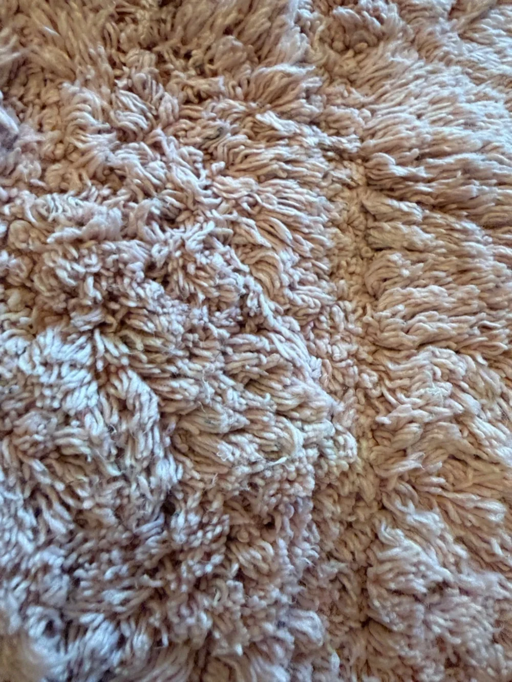 Pale Pink 100% cotton bath rug set of 2 EUC